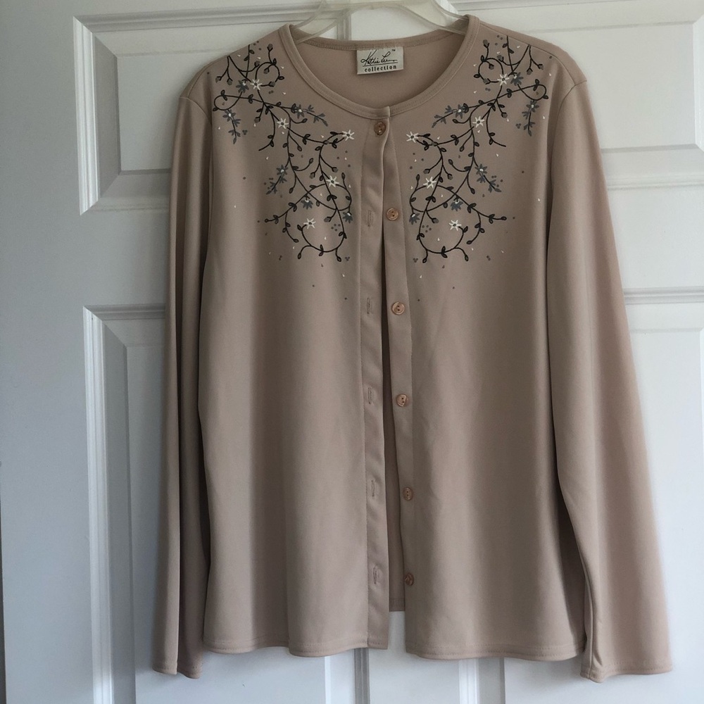 Kathie Lee Collection Sweater/Cardigan Size Small
